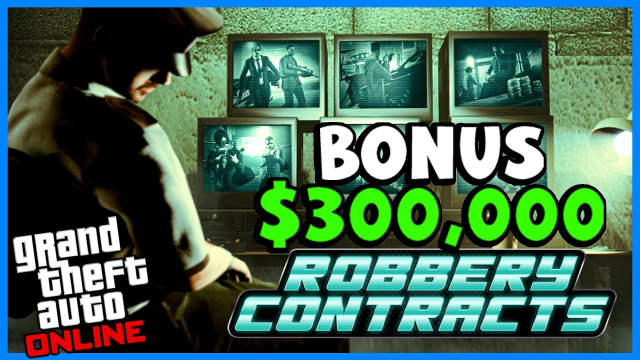 HOW TO GET $300K BONUS FAST (AUTO SHOP ROBBERY) – GTA ONLINE