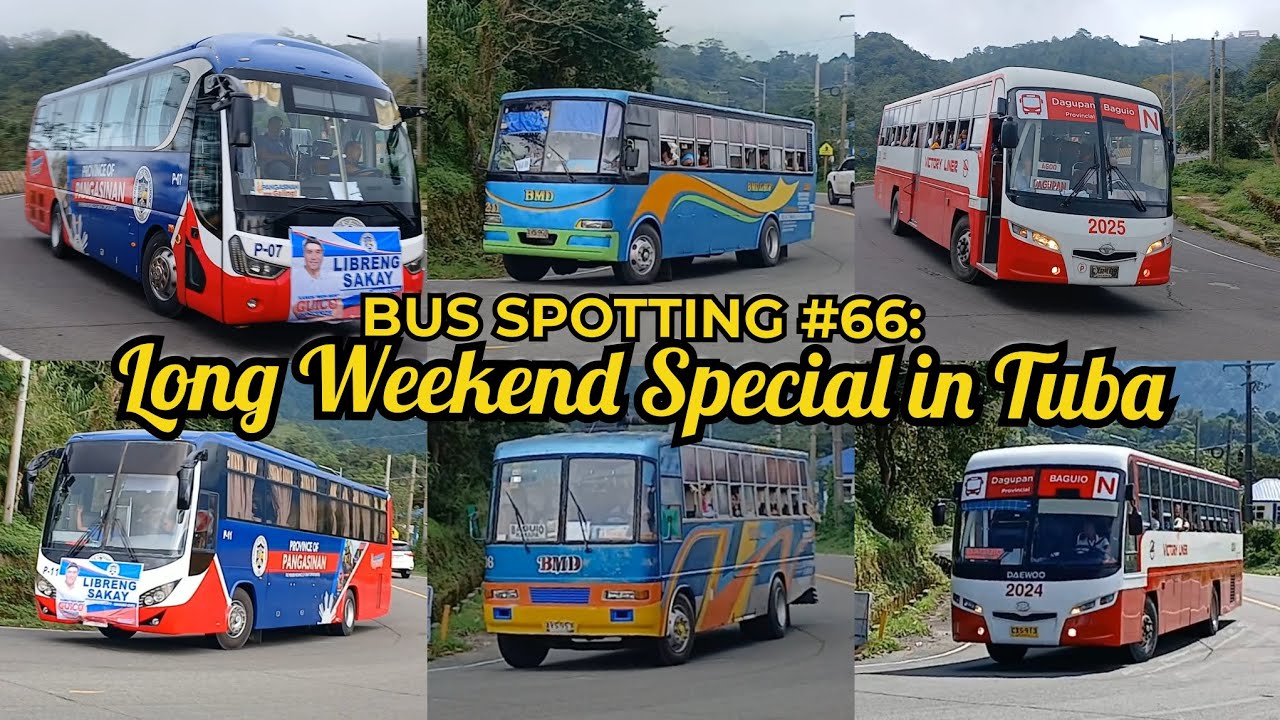 BUS SPOTTING #66: Long Weekend Special in Tuba