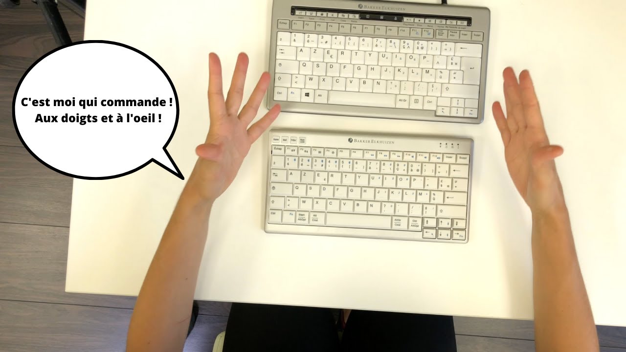 On a essay&eacute; pour vous le clavier ergonomique de chez Bakker
