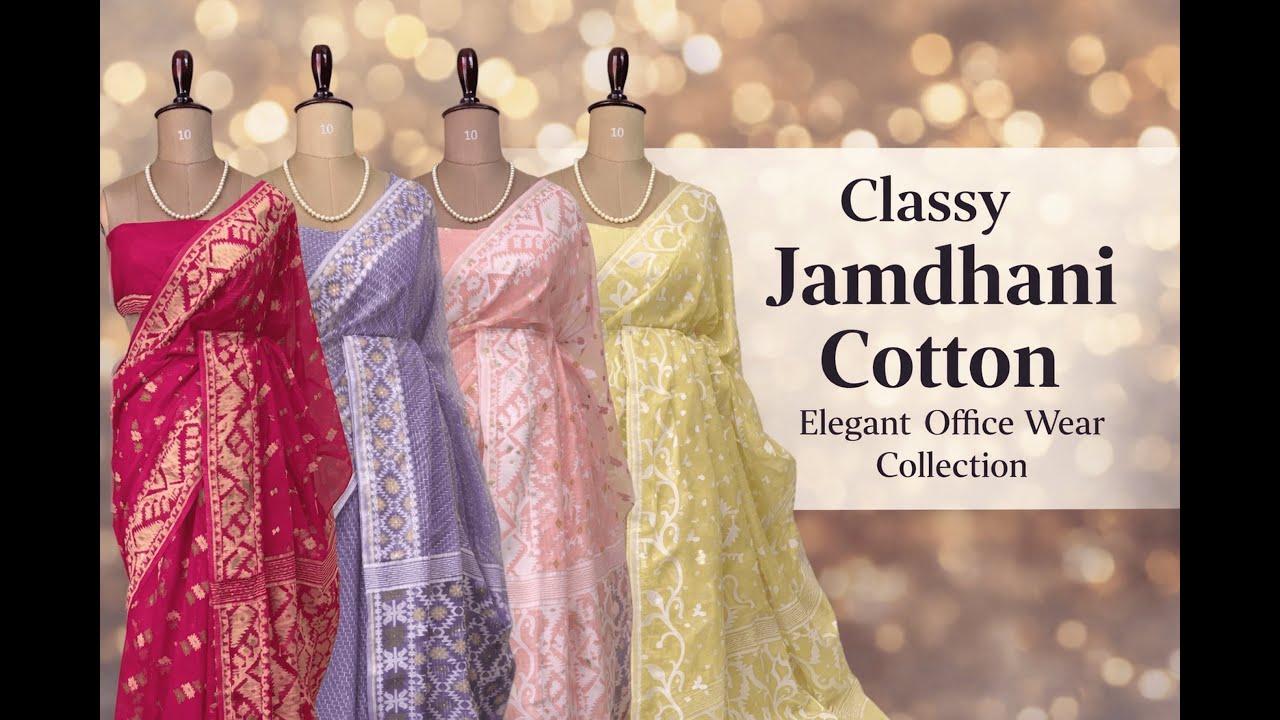 Episode Elegant Cotton Jamdhani Sarees | Office & Everyday Wear Collection 🌸