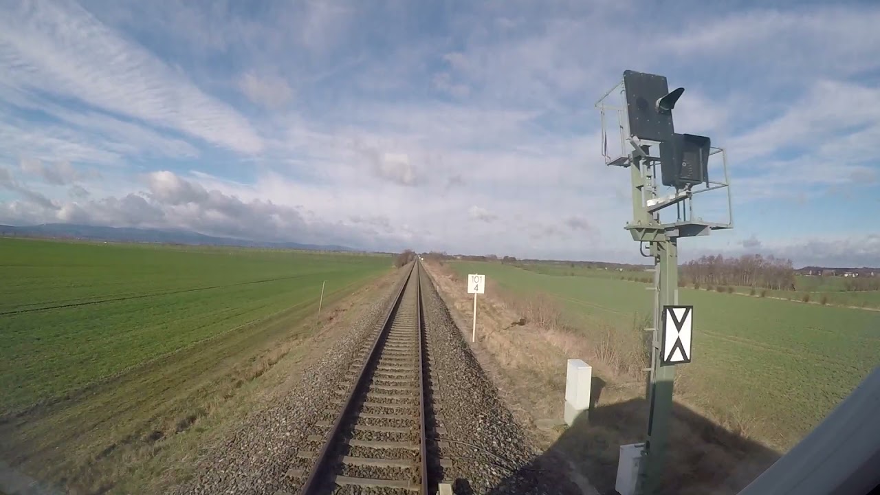 Führerstandmitfahrt RE4 Aschersleben-Goslar Part3[FullHD]#