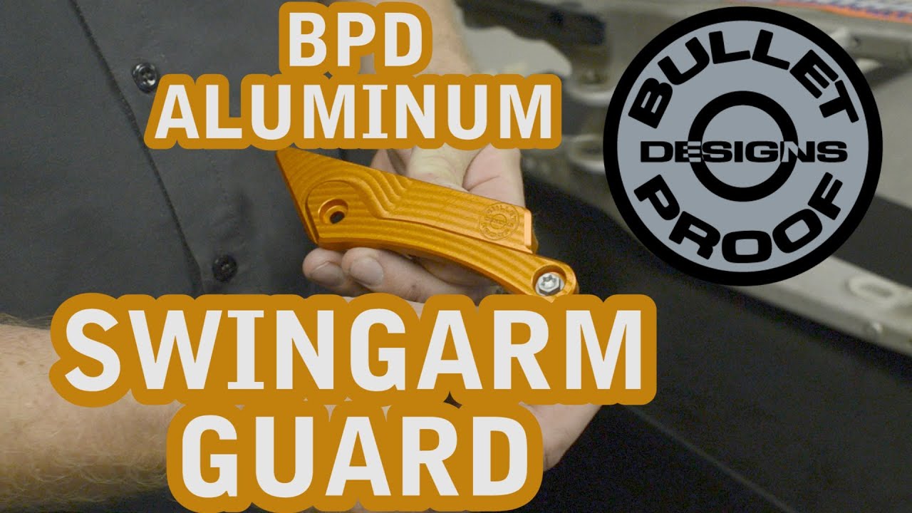Bullet Proof Designs Billet Swingarm Guard