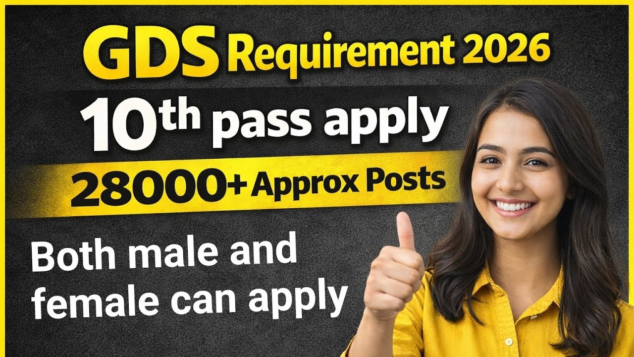 Indian Post Office Recruitment 2026 🔥 | 10th Pass Can Apply | Men & Women Eligible! ✅
