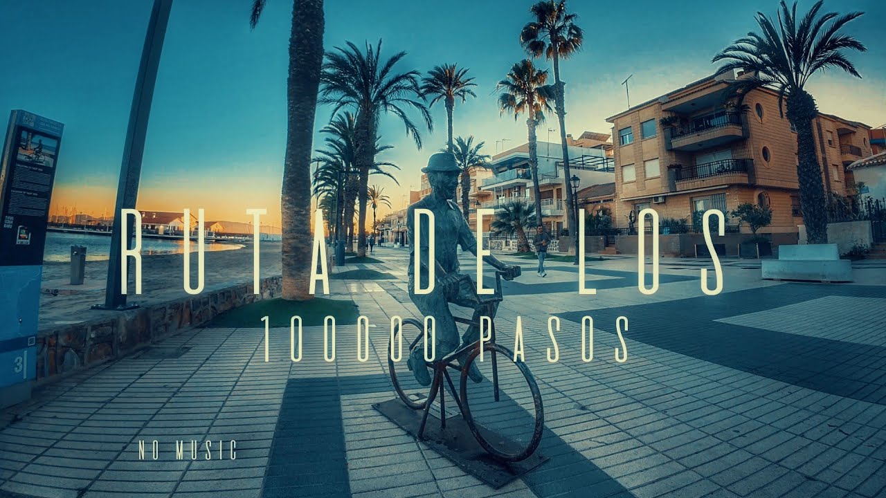 4K 🇪🇸 Ruta de los 10000 Pasos Murcia Spain - (Ebike Tour) No Music 