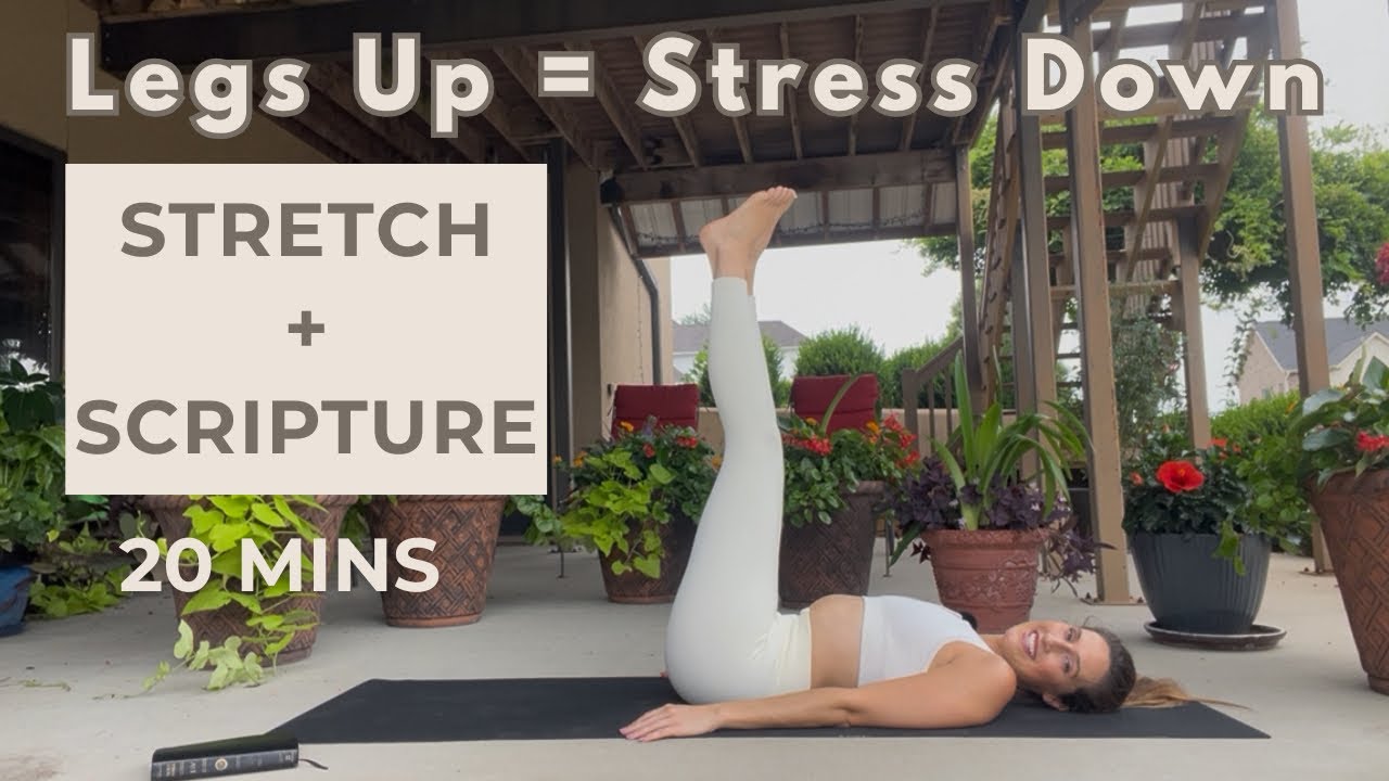 20-Min Stress Relief Stretch + Scripture | Christ-Centered Yoga for Rest & Peace