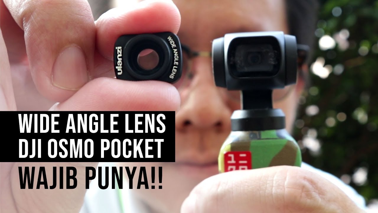 Ulanzi wide angle lens untuk Osmo Pocket, review & test