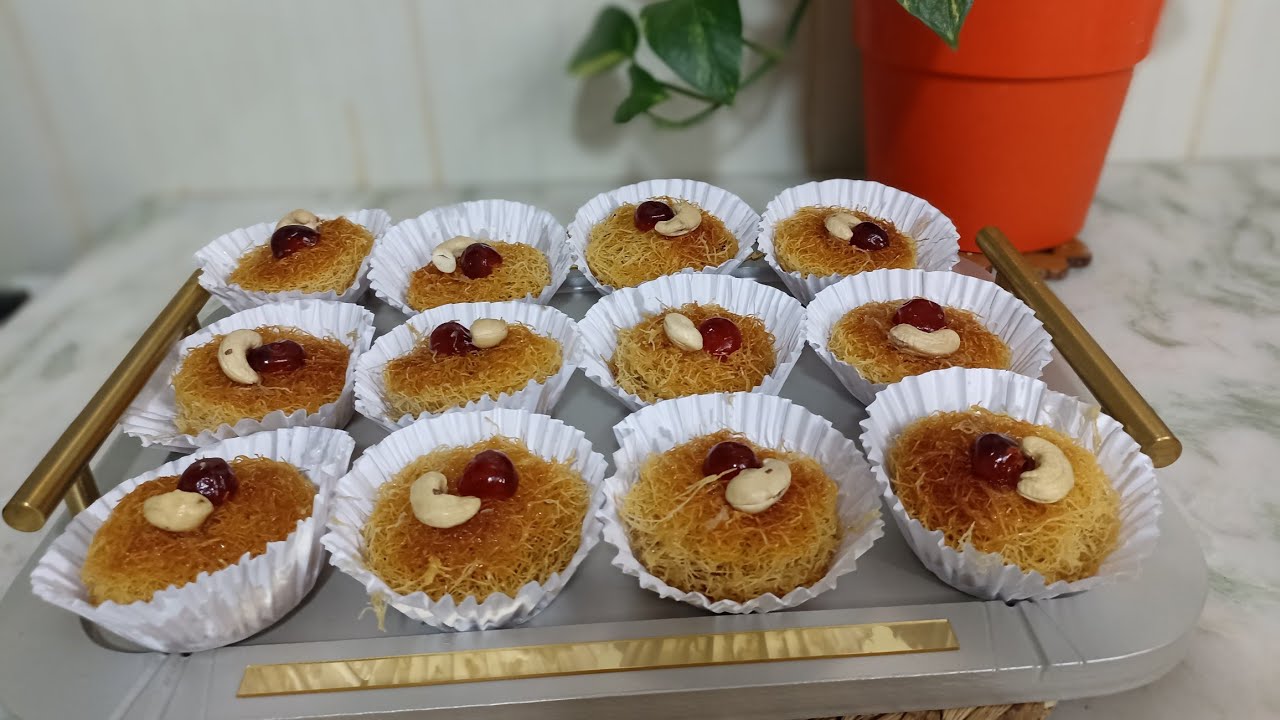 وصفة قطايف في المول صغير بنة وشكل روعة 🥯