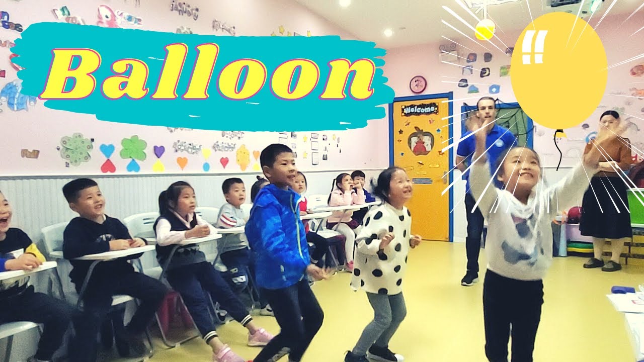 ESL Games for kids// Teaching Phonics with Balloon Game