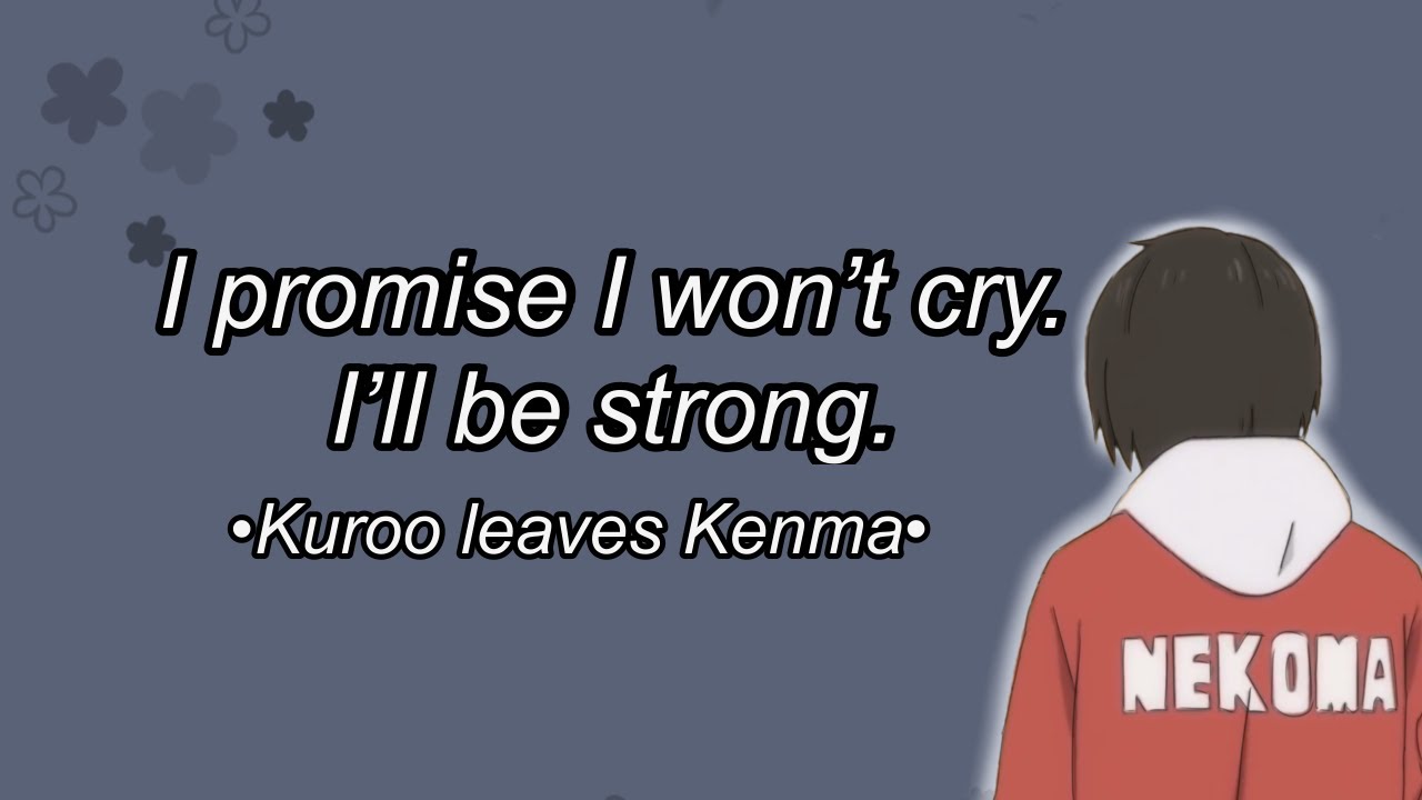 KuroKen breaks up? • Kuroo leaves Kenma • not toxic! | Wholesome Haikyuu Boyfriend Texts