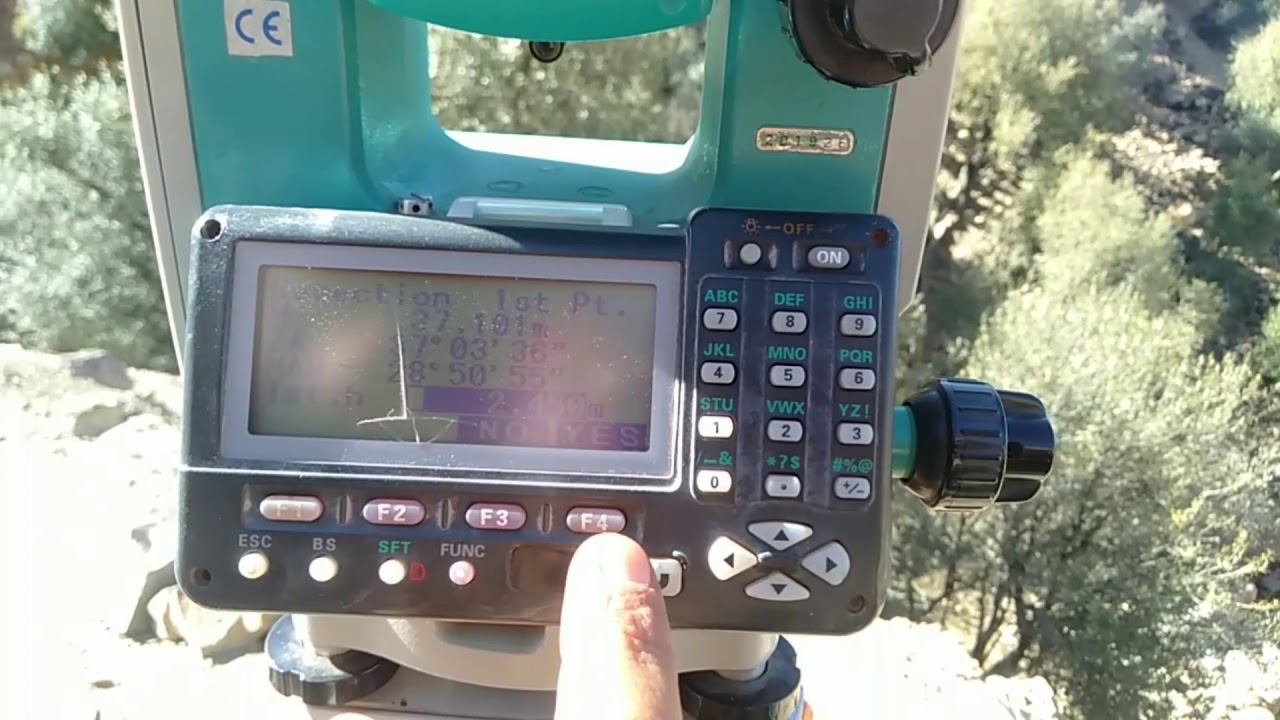 How to Resection by sokkia Total station 630 serial || Resection method in Urdu .