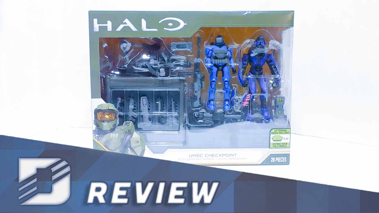 Jazwares World Of Halo UNSC Checkpoint Unboxing Review