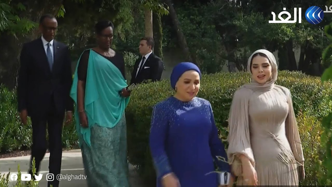 قرينة الرئيس السيسي وابنته تحضران زفاف ولي عهد الأردن