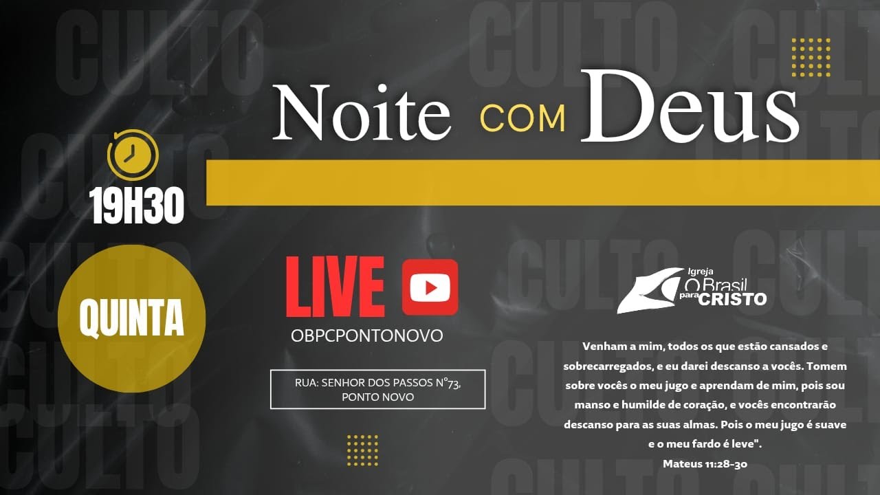 Noite com Deus 19/03/26