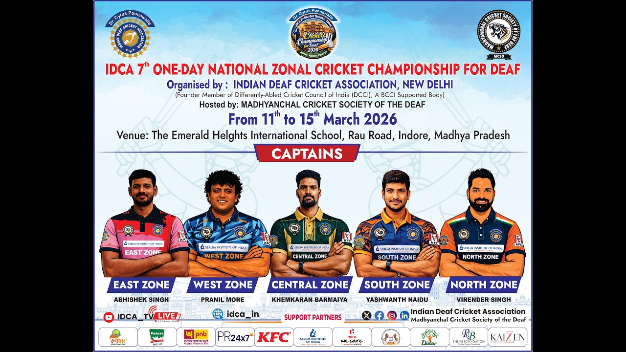 IDCA 7th One Day National Zonal Cricket Championship for Deaf 2026  (Day 05)