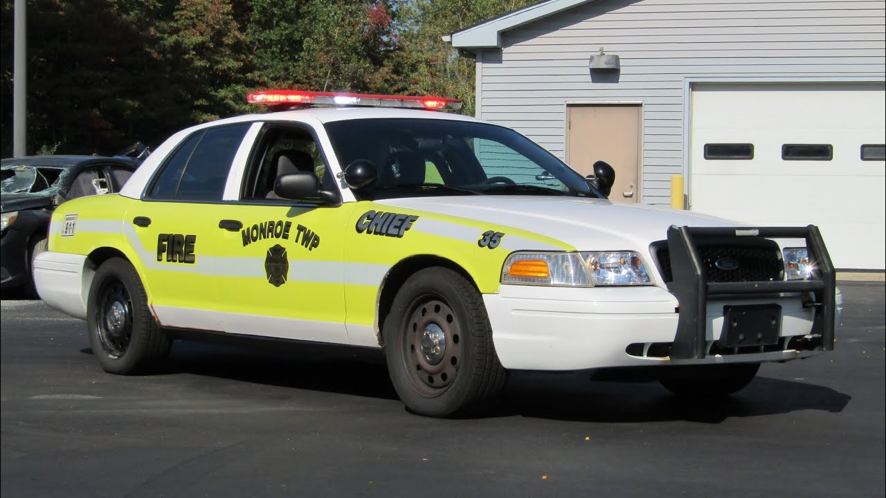 Monore Township Fire Department Crown Victoria, F-250 & Silverado 