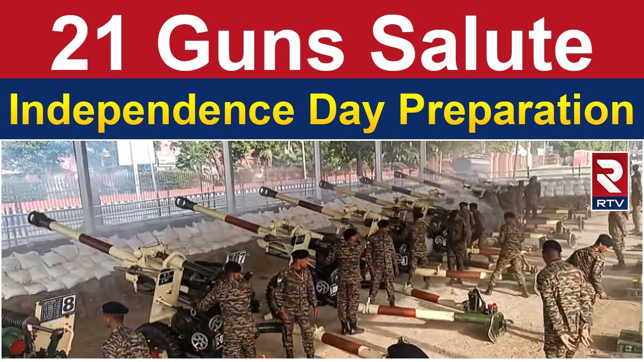 21 Gun Salute : Independence Day Celebration Preparation at Red Fort | RTV
