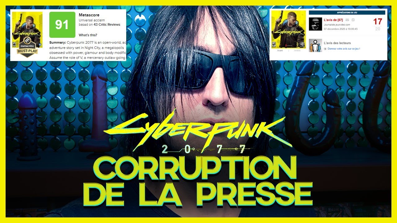 CYBERPUNK 2077 : CORRUPTION DE LA PRESSE JEUX VIDEO