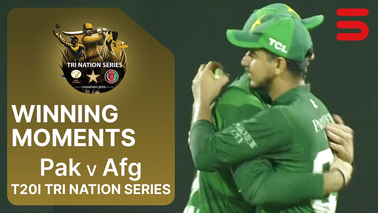 Winning Moments | Afghanistan vs Pakistan | T20I Tri Nation Series 2025 | Match 1 | M3Q1K