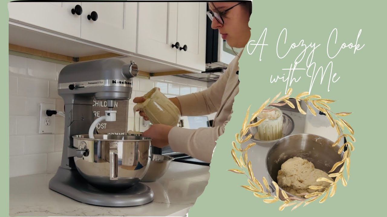 A cozy cook with Me! | SimpleSourdough | Nourishing Food #sourdough #food #homemaker #cookwithme 