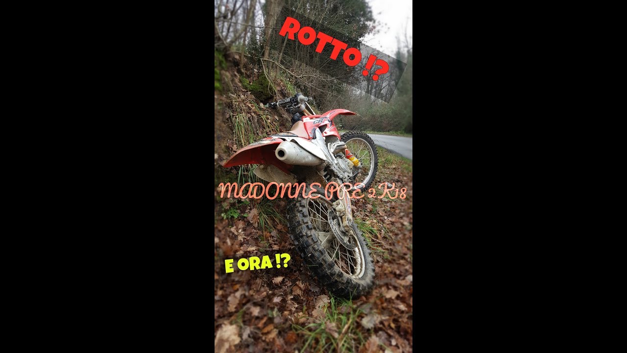 ENDURATA CON CRF 450... FINITA MALEE !!!
