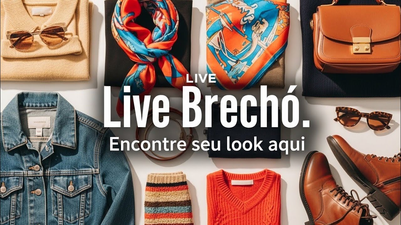 Live Brechó  - Bolsas - Cintos - Calçados e peças lindas, venham conferir! 28/02/2026