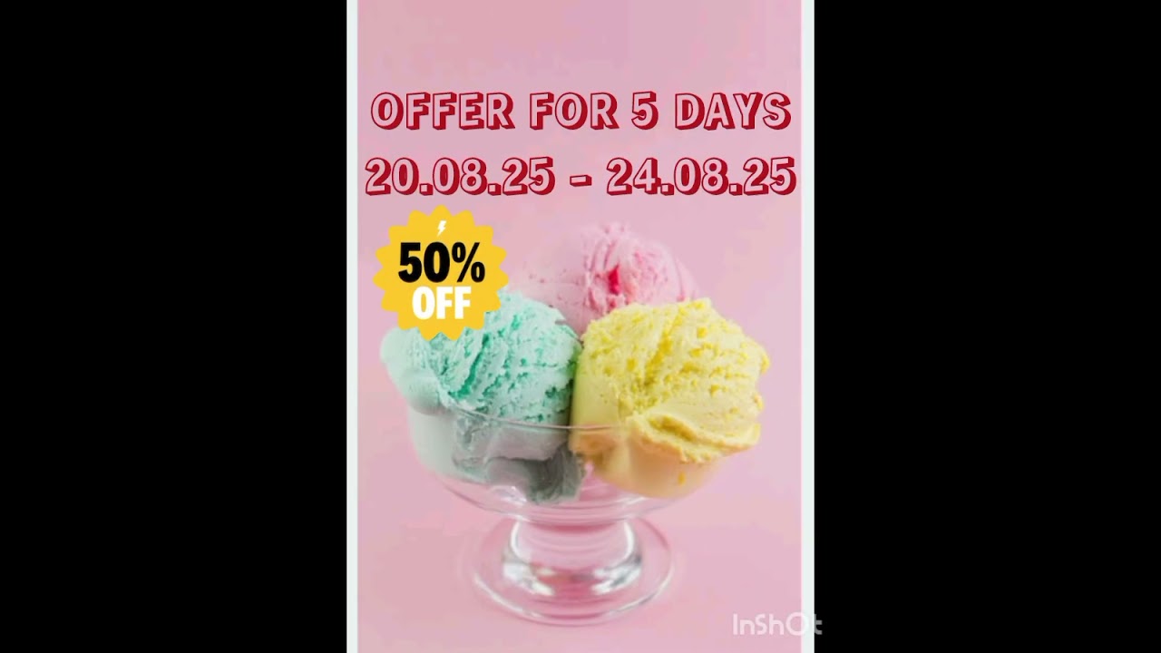 Happy Ending Icecreams & Desserts, Trichy Grand opening#icecream #offer #Opening #desserts