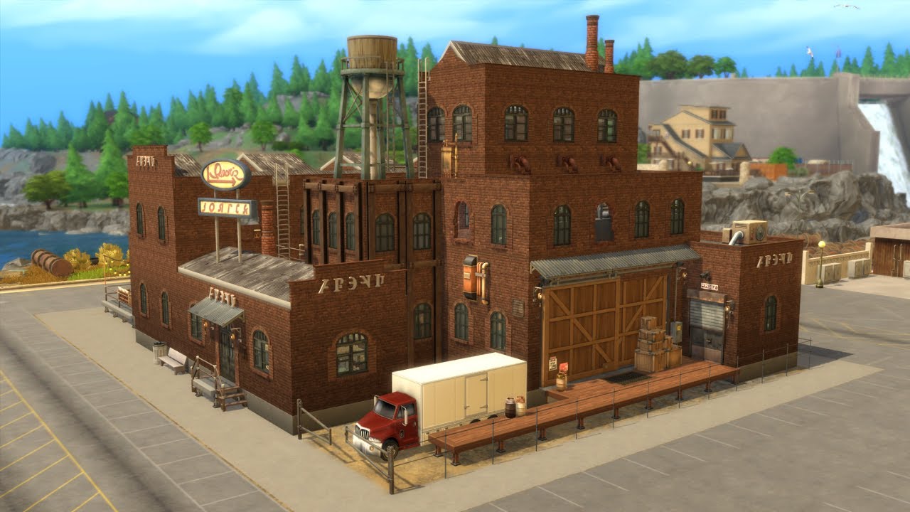 The Old Brewery and Bar | The Sims 4 Speed Build