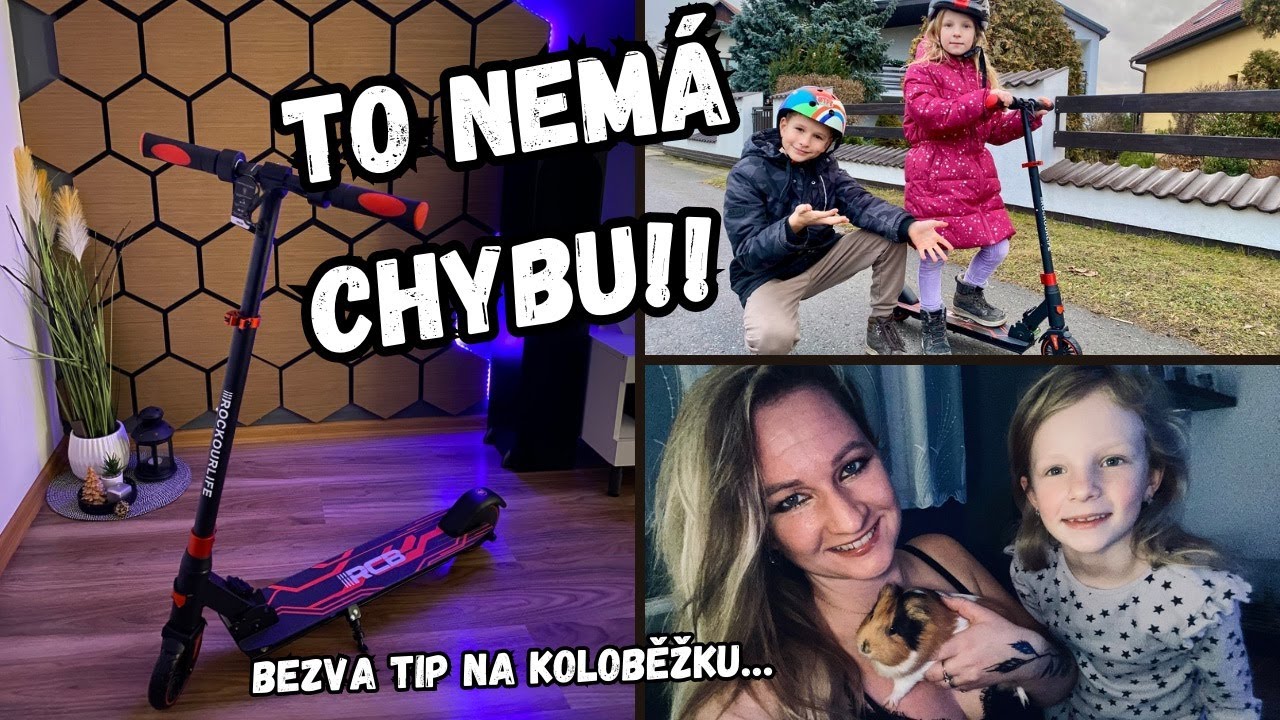 TO NEMÁ CHYBU!!- Bezva tip na dětskou elektrickou koloběžku R15, spolupráce, RCB