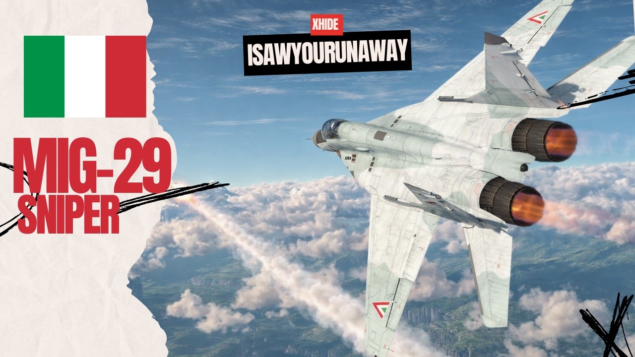 MiG-29 Sniper - снайплю игроков в полёте #warthunder