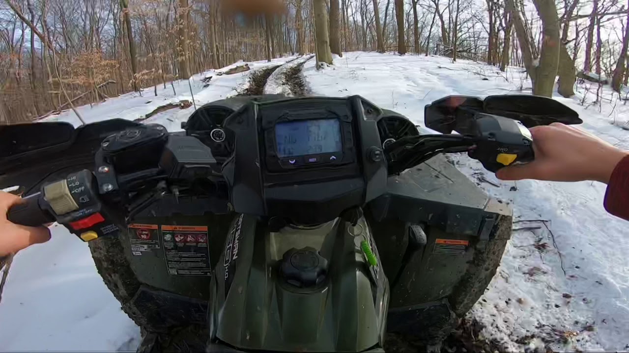 Ripping the 2020 Polaris sportsman 450