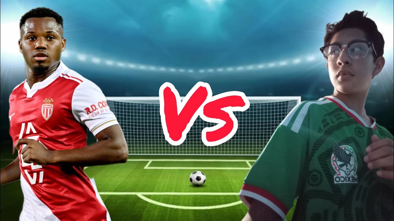 Juego un videojuego de fútbol México vs Mónaco 