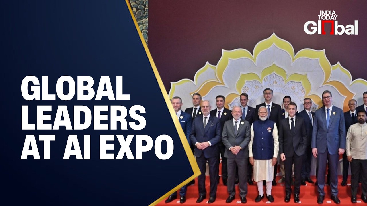 LIVE: India AI Impact Expo 2026 Tour, PM Modi and Global Leaders