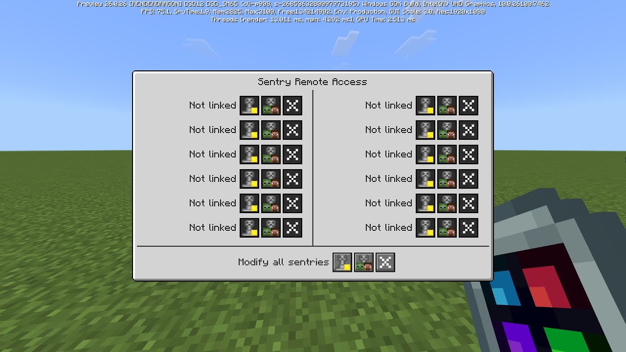 Making my own SecurityCraft Bedrock port | Part 3: Security Cameras & Sentry Turrets (Custom UI)