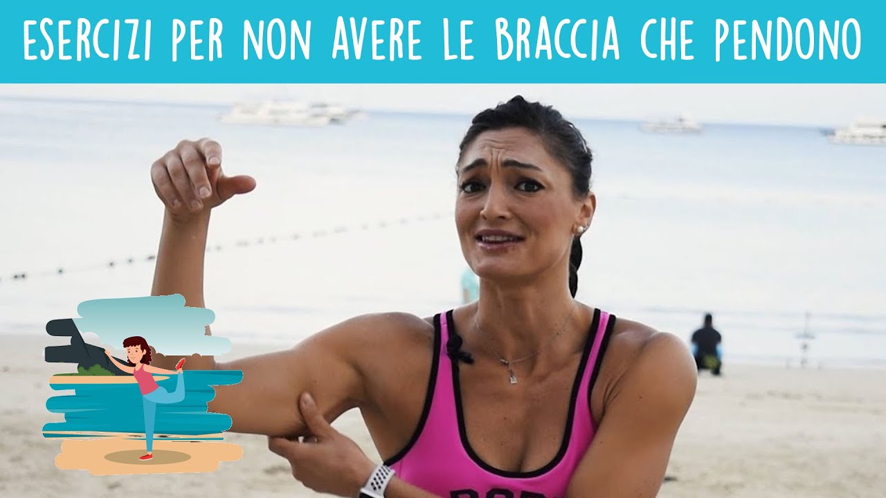 4 esercizi efficaci per non avere le braccia che pendono