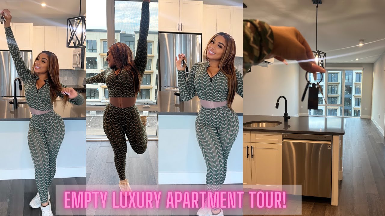 I MOVED INTO MY FIRST APARTMENT ON MY OWN! EMPTY APARTMENT TOUR!