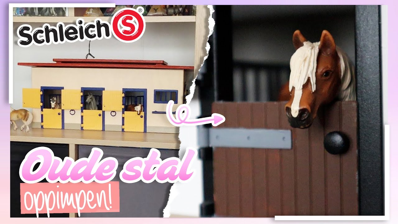 EEN OUDE SCHLEICH STAL OP PIMPEN? | wolfxjessy