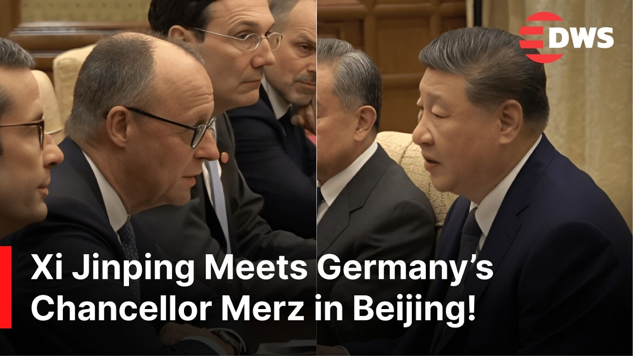 BREAKING: Xi Jinping Hosts German Chancellor Friedrich Merz in Beijing | AC1Z