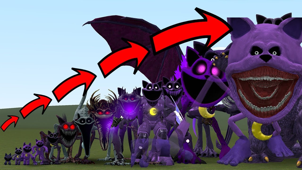 EVOLUTION OF ALL CATNAPS AND CATNAP TAPES SMILING CRITTERS In Garry's Mod (Poppy Playtime)