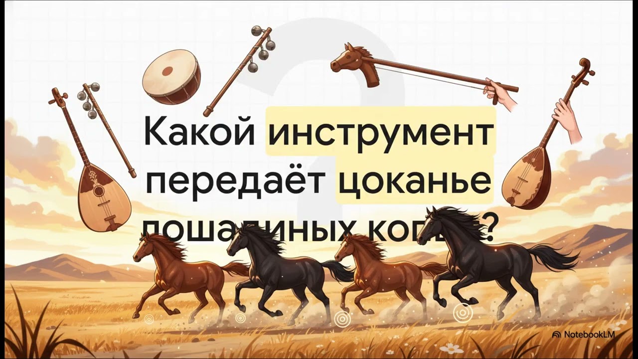 Казахские народные инструменты.