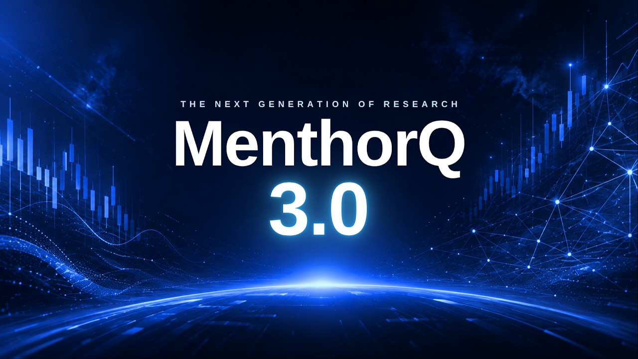 Прямая трансляция MenthorQ 3.0: новое приложение, уровни в реальном времени, графики, модели и ИИ...