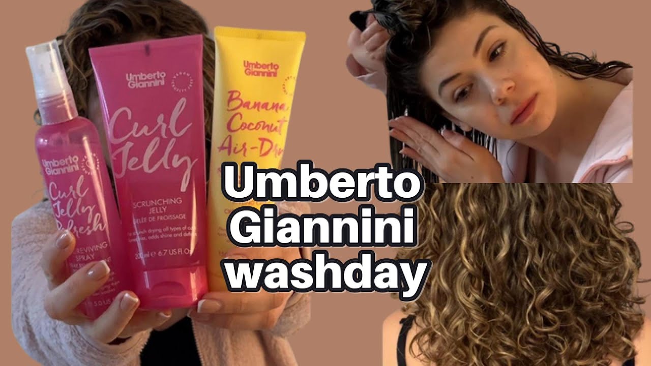Wavy / Curly hair routine using Umberto Giannini