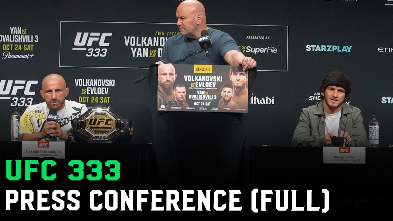 UFC 333: Press Conference (FULL)
