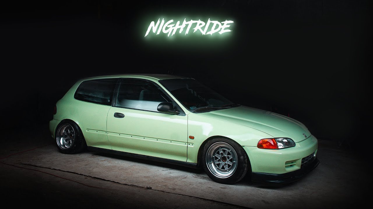 Final look of our Honda civic EG Hatch | NIGHTRIDE