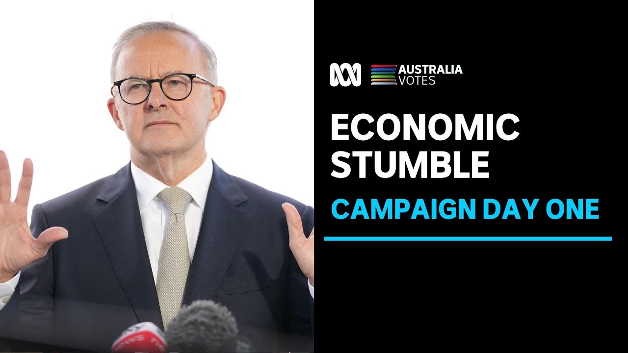 Albanese's stats gaffe and Morrison's cabinet confusion set the tone | Australia Votes | ABC News