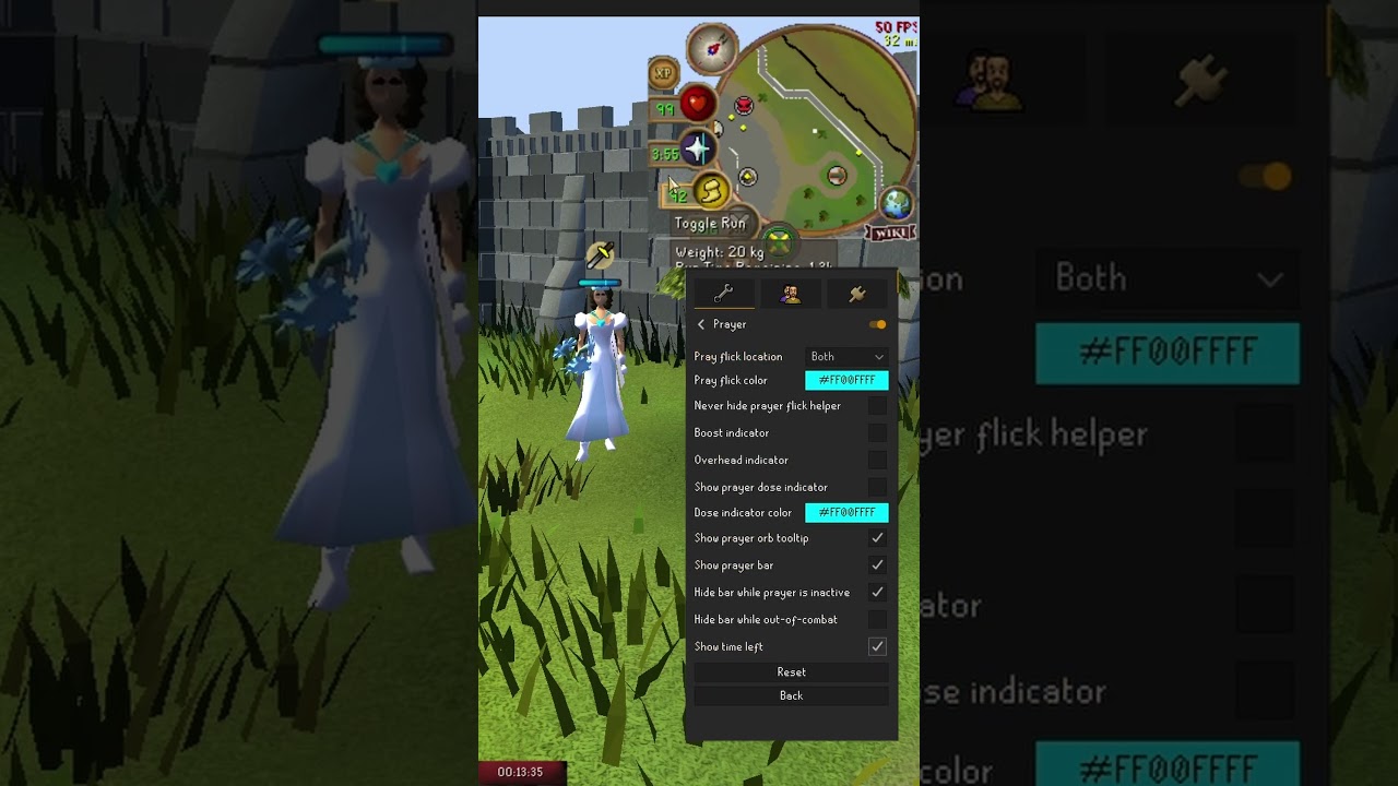 OSRS This Prayer Bar helps you flick #oldschoolrunescape #osrs #osrsshorts