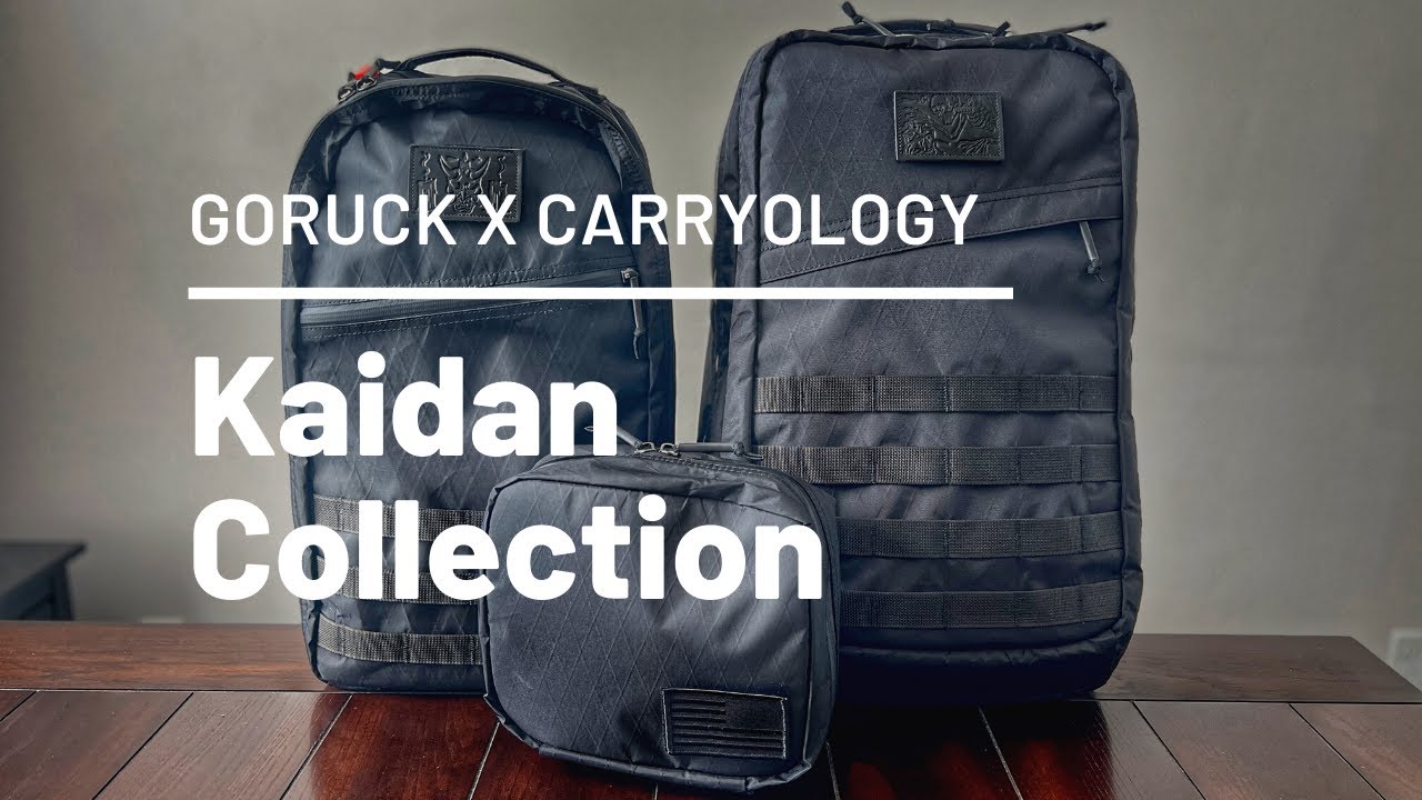 Обзор Goruck x Carryology Kaidan (GR2, Bullet Ruck, Field Pocket) — ЭПИЧЕСКИЙ минималистичный ком...