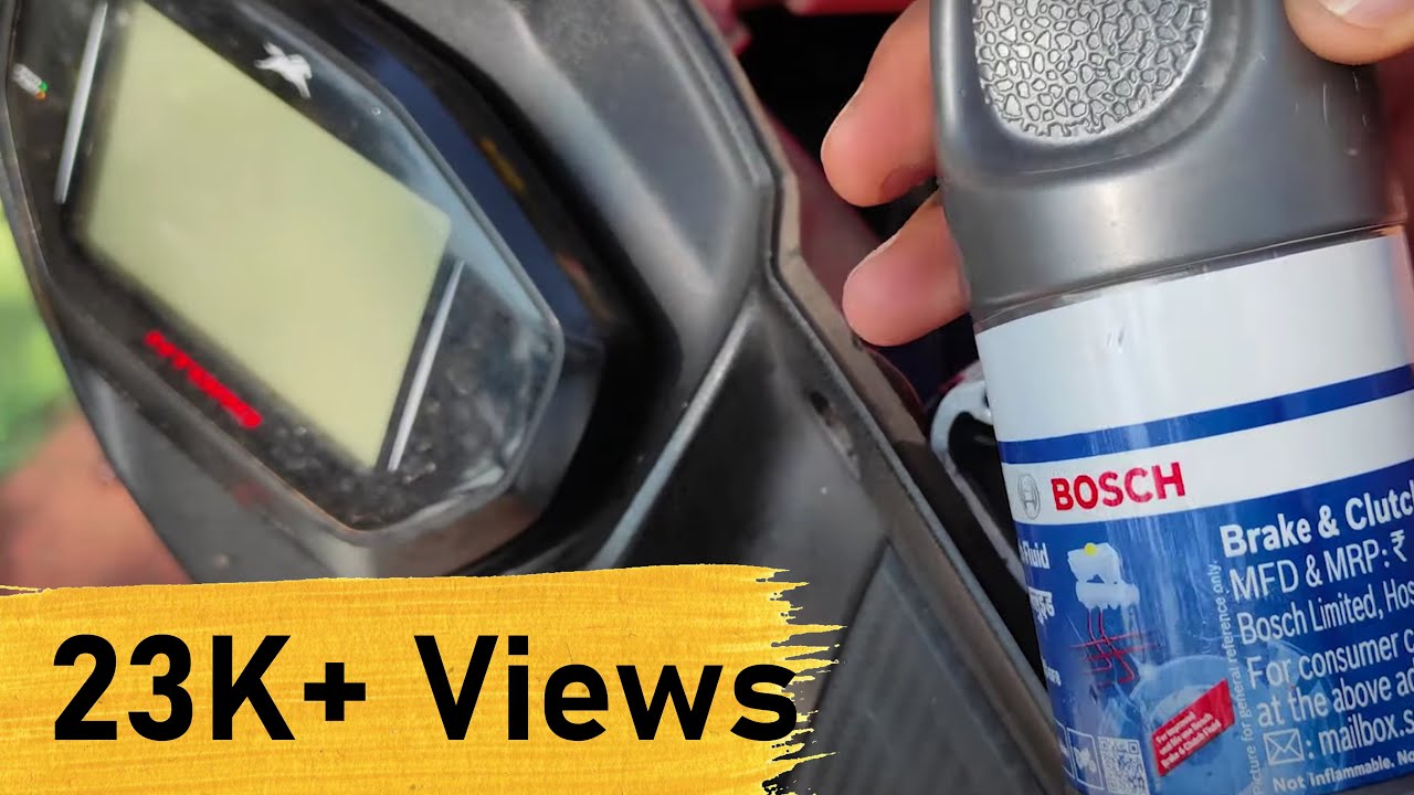 TVS Ntorq 125 Brake Oil Change #Vol2