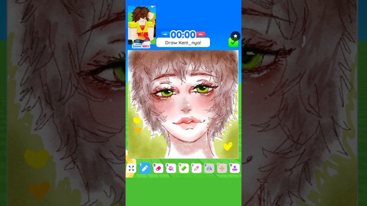 Draw me on ROBLOX✨&hearts;️(pt.140) #roblox #robloxdrawing​#artist