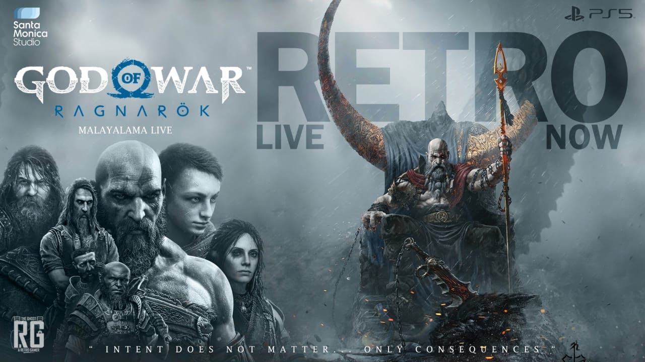 🔴 God of War Ragnarök PS5 | Live Malayalam #PS5Live #MalayalamGaming #RetroGamer Day - 7