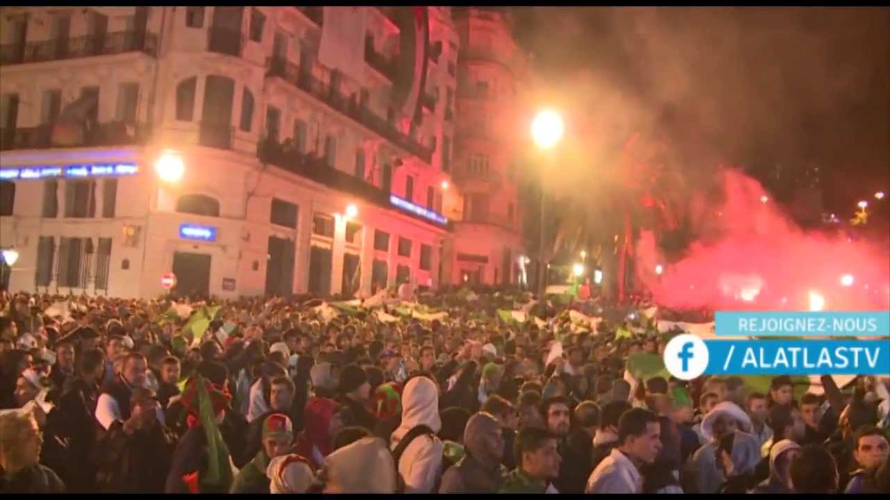 Algérie - Burkina Faso, soirée exceptionnelle sur les rues d'Alger (Partie 2)